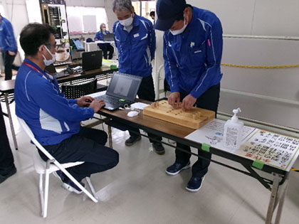 体力測定(手作業)